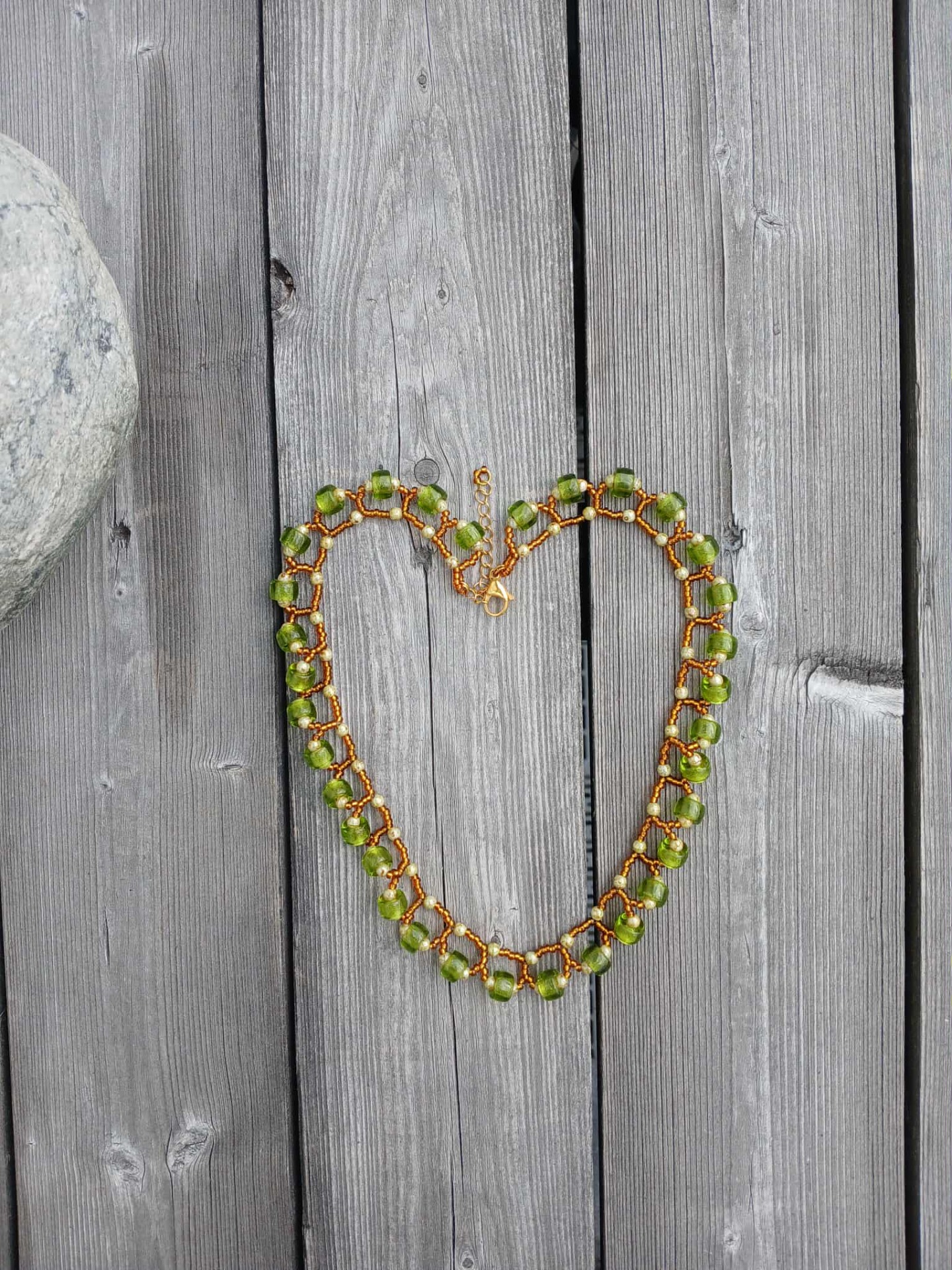 Halsband "A Love-ly Dance Among Fallen Leaves"